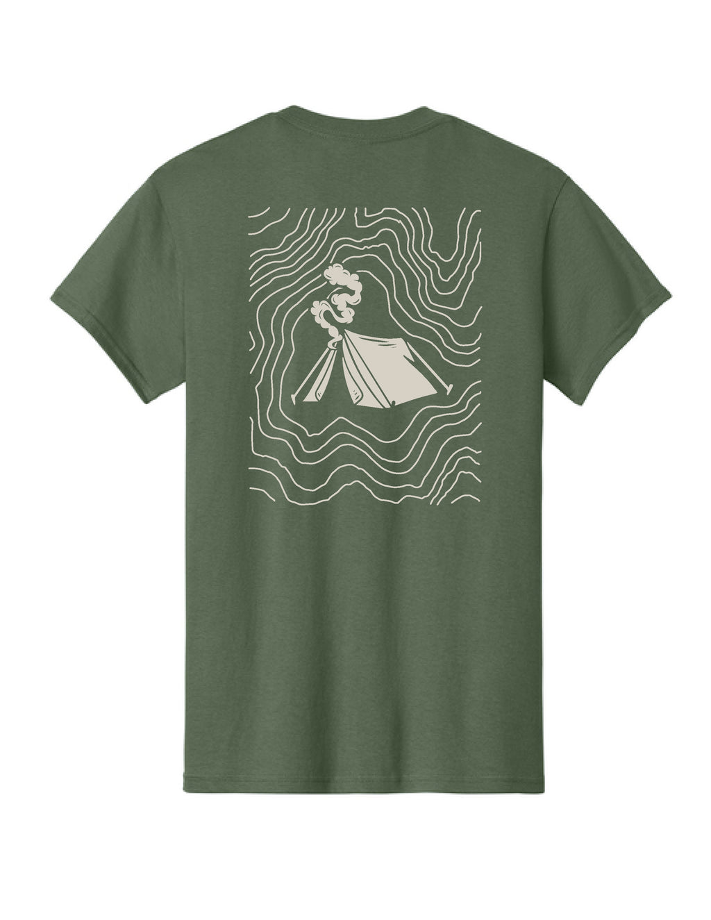 Topo Tee | Aqua Camp
