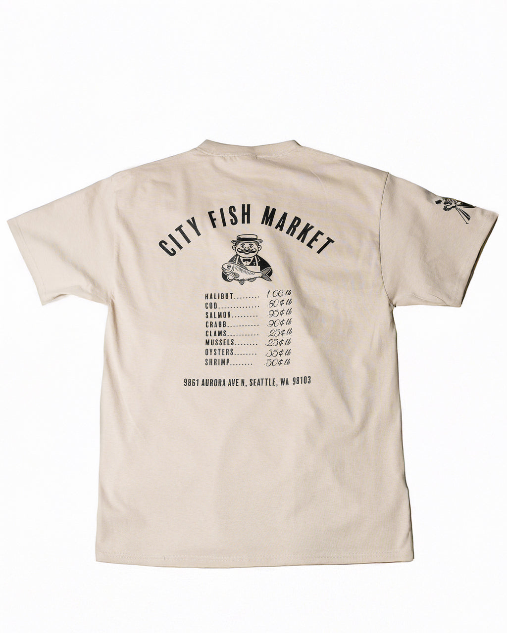 City Fish Market Tee | Aqua Camp